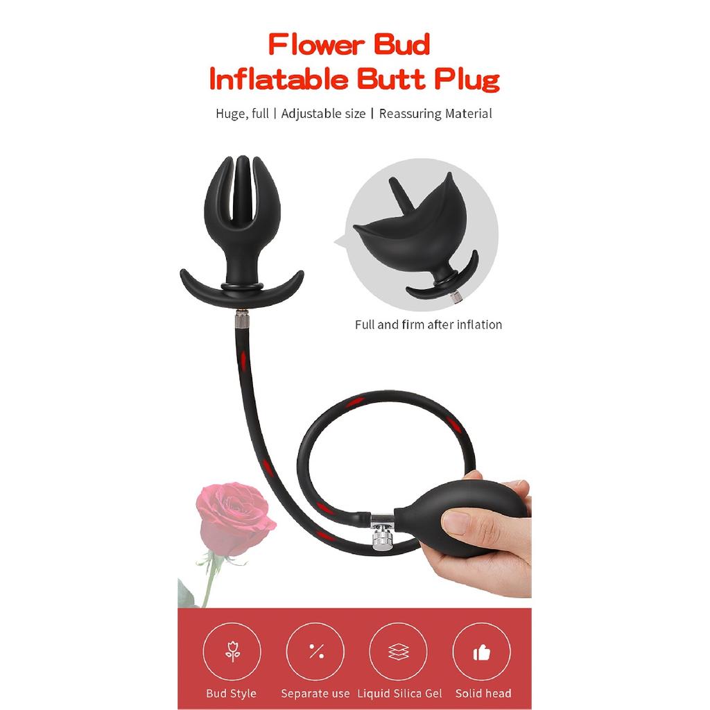 New Inflatable Anal Plug Separate Dildo Pump Go Out Wear Expandable Big Butt Plug Bdsm Massage Ass Dilator Sex Toys For