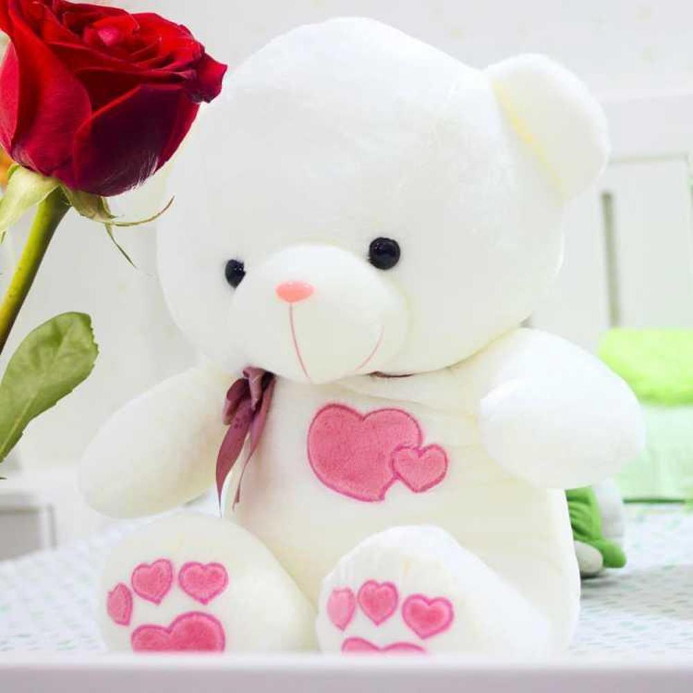 Large Teddy Plush Toy Cuddle Bear Ribbon Love Embroidery Cute Soft Sleep Doll Child Gift Christmas Festival Birthday Gift
