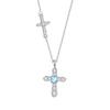 Fashion S925 Sterling Silver Necklace Light Luxury Design Thin Chain Women Jewelry Gift