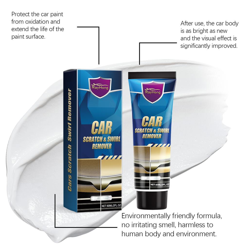 Car Scratch Repair Paste Universal Paint Restorer Polishing Compound Remove Swirl Marks Light Scratches Auto Detailing Kit