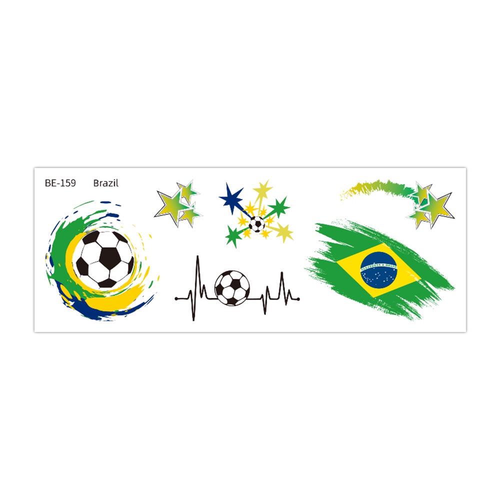 Rikaron Cross-border World Cup Face Tattoo Fan Stickers