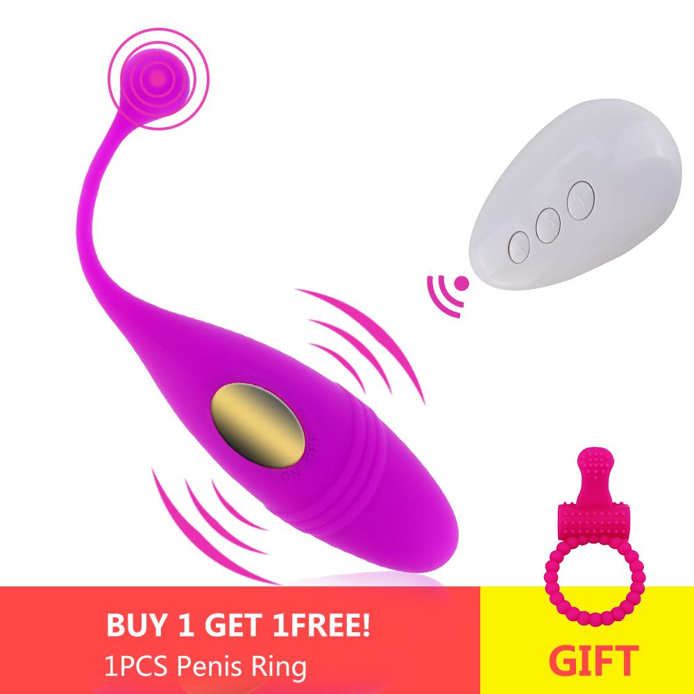 Love Egg Vibrator Wireless Remote Powerful 10 Mode Vibrations Remote Control Vibrating Egg G- Spot Vibrator Sex Toy for Women