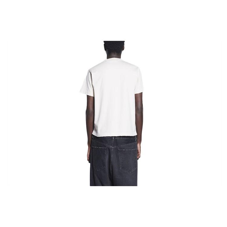 Balenciaga x RuPaul Jointly Signed FW21 Letter Printing Round Collar Male White Men's 670943TLV579057