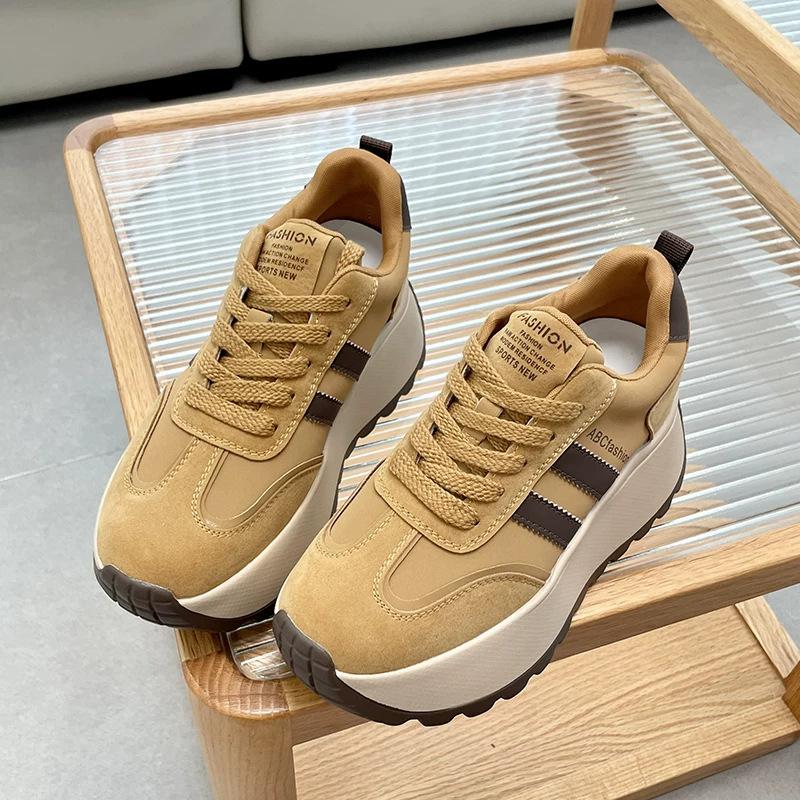 Zhao Ruth platform sneakers Forrest Gump shoes 6cm height increase 2025 popular versatile autumn new muffin dad shoes