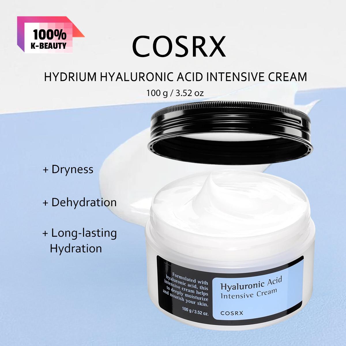 

COSRX Hyaluronic Acid Moisturizing Cream 100g, Deep Hydration, Long-Lasting Moisture, Lightweight, Fast Absorbing, K-Beauty, Korean Makeup 100g/3.52 oz.