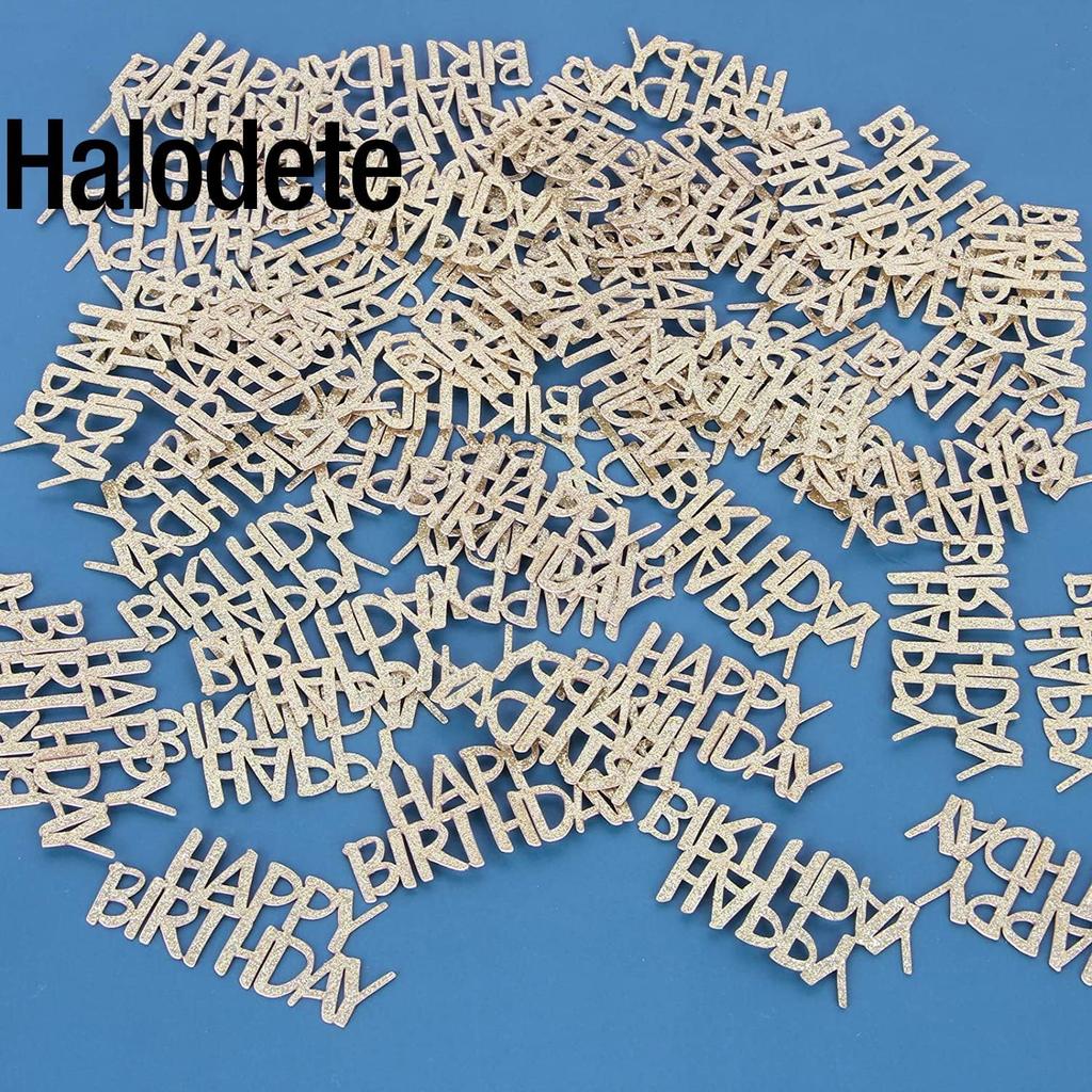 Happy Birthday Confetti - Birthday Party Table Decorations Gold Glitter, Table Scatter Confetti Decorations for Baby Shower Birthday Party