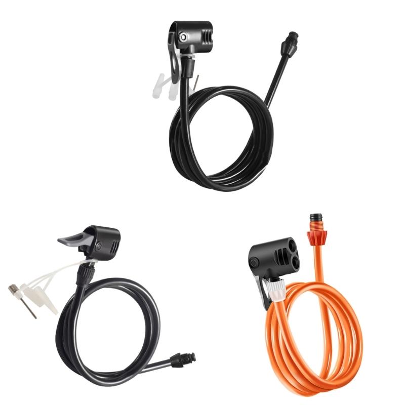 Riding Air Pumps Extension Hose Bicycles Pump Extender Inflator Valves Bike Pump Extension Tube Bicycles Pump Air Hose