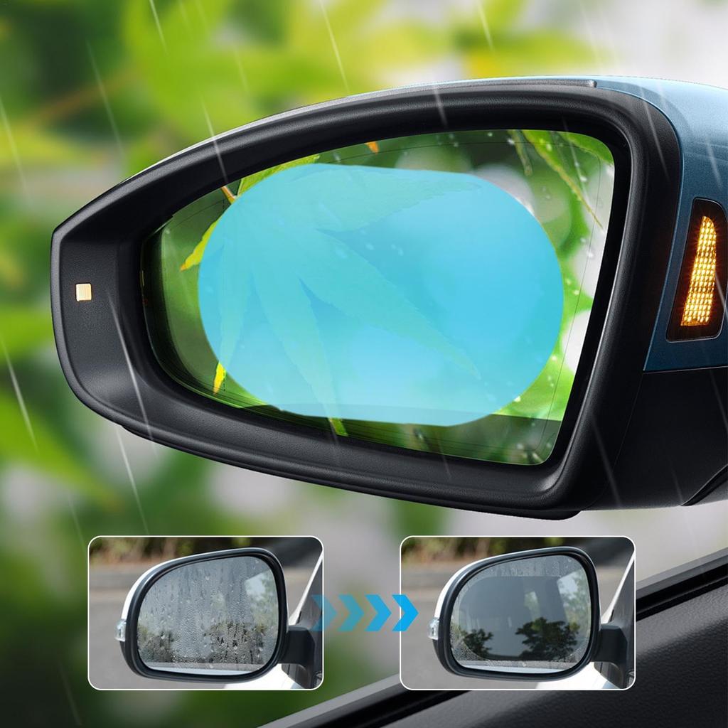 Car Rearview Mirror, Waterproof Film, Rainproof Protection Stickers, Car Side Mirror, Rain Guard, 2