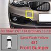 Car Front Bumper Tow Hook Cover Cap For BMW 3 Gran Turismo GT 2013-2019 #51118099893 Towing Hauling Shell Lid Garnish Painted
