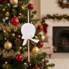 4PCS Foam Ball Candy Christmas Tree Decoration Sequins Bow Realistic Christmas Balls Pendants Shatterproof