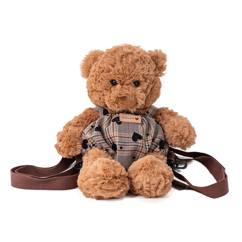 New Cute Ryan Bear Doll Bag Plush Toy Bear Doll Doll Give Girlfriend Birthday Gift