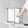 Vertical Japanese Style Kitchen Towel Rack Collapsible Dishcloth Drying Rack Towel Hanger  Bathroom