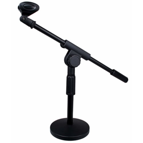 heizi Microphone Stand with Arm, Desktop, for Condenser Microphones, Straight, Adjustable Height and Angle