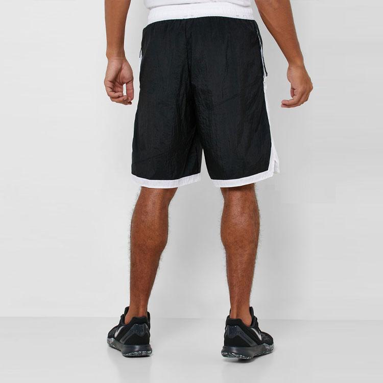 Nike Retro Large Logo Quick-Dry Casual Shorts Men Bottoms Black White AT3166-010
