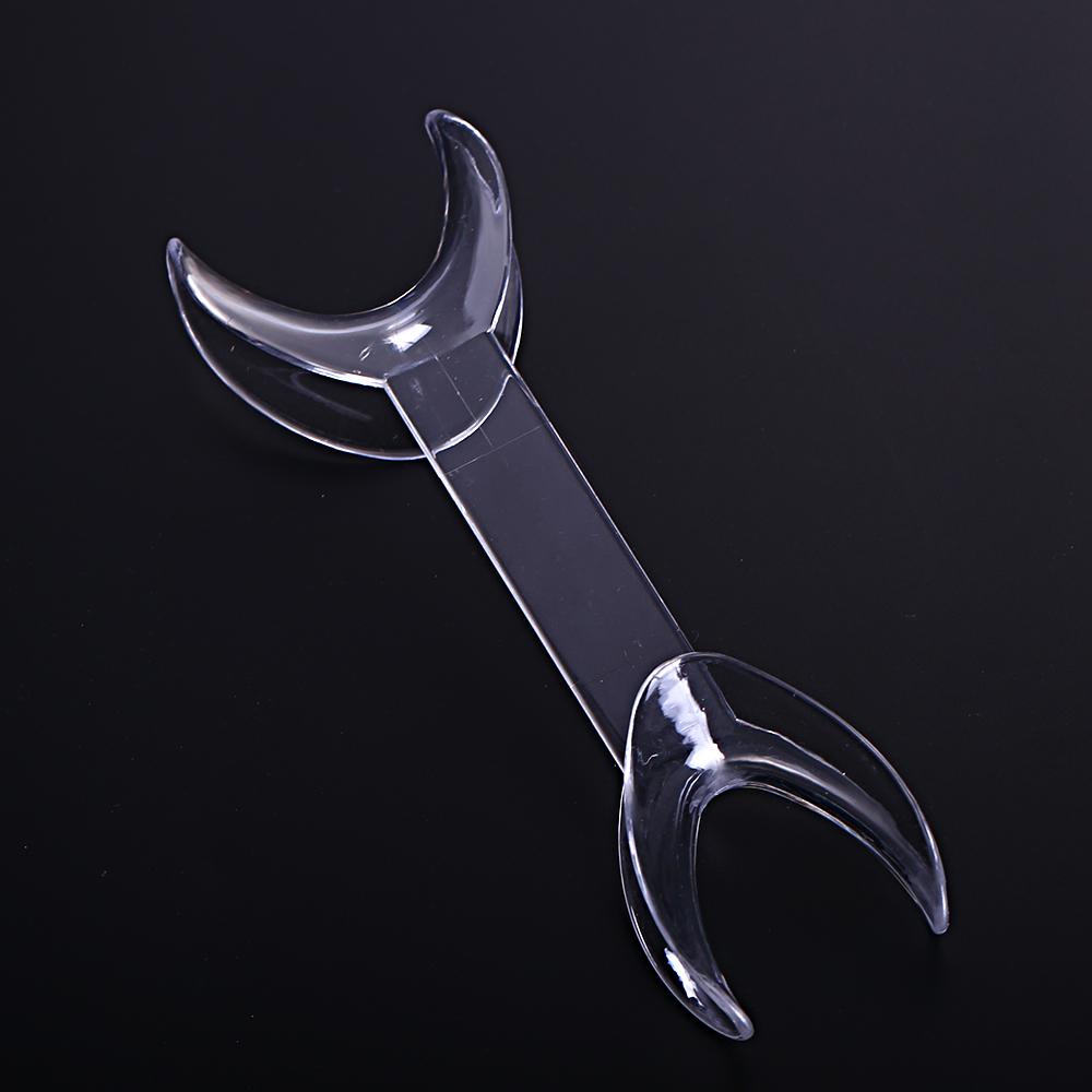 Dental Lip Retractor Intraoral Cheek Øvre Underleppe Retractor Dobbelthode Gjennomsiktig Stor/liten