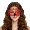 Glänzende Phönix-Vogel-Maskerade-Maske Kostüm Karnevalsparty Augenmaske Kunstleder Schnabel Gesichtsschutz Halloween Kostüm