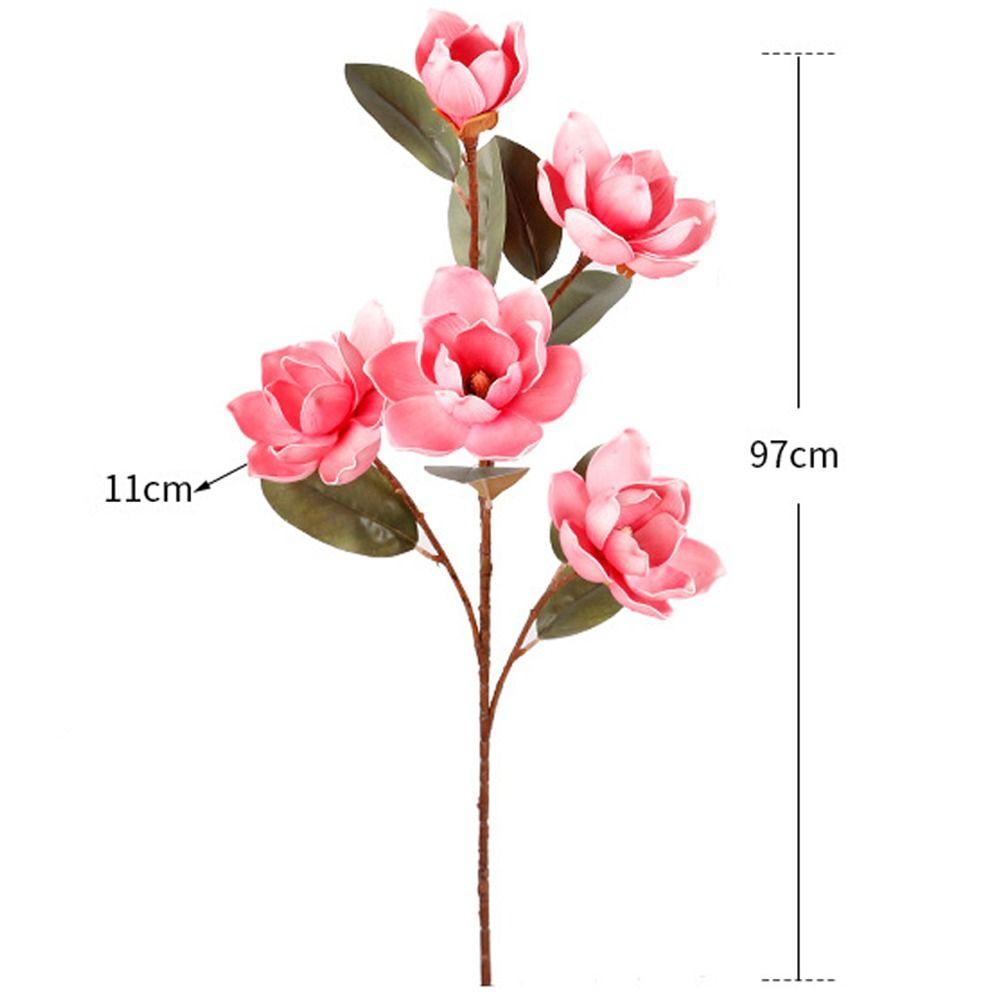 97cm Simulation Big Magnolia Floral Art Fake Flower Artificial Orchid Flowers  Home Office Decor