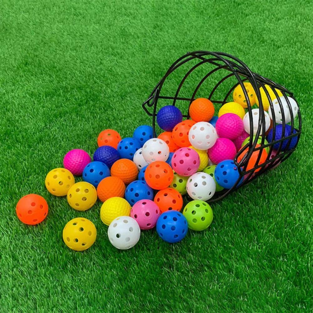 Metal Wire Golf Ball Basket Balls Container Golfing Balls Storage  Practice Ball