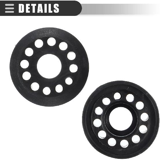 Motoforti Transfer Case Linkage Bushing, for Dodge for Ram 2500 2003-2008, Rubber, 52105555AA 55366066AB, Black, 2pcs