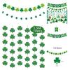 Day Stpatricks Lucky Letter Party Clover Flag Bar Ball Atmosphere Decoration