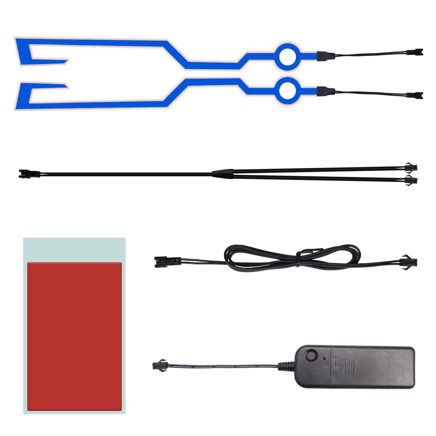 

Xuzimaoyi Motorcycle Helmet Light, 3 Mode EL Helmet Light, Night Riding Signal Helmet EL синий