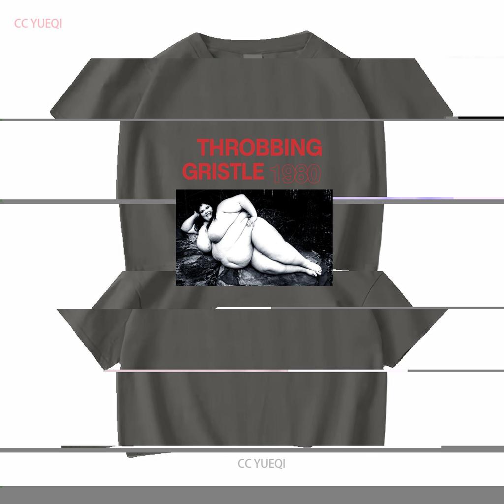 Throbbing Gristle Retro T-Shirt Psychic TV Neu Schwarz Lange Oder Kurze Ärmel Vintage Gewaschen Lässig Atmungsaktiv Streetwear