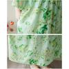 DIMANAF 2025 Summer Women Plus Size Dress Hoodies Floral Basic Casual Loose Long Vintage Pleated Dress Maxi