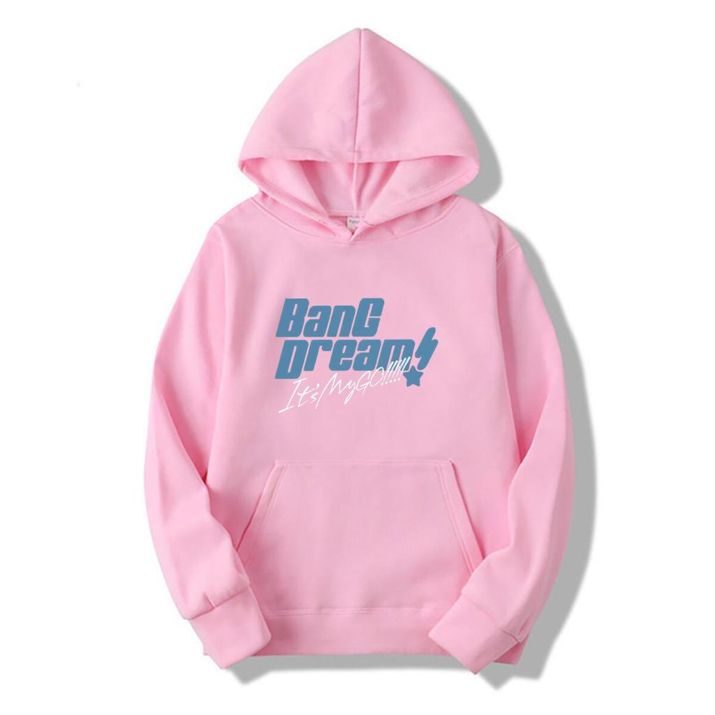 BanG Dream MyGO Cosplay Logo Hoodies für Damen und Herren, BanG Dream Vintage Hoodies, bedruckte Kleidung aus reiner Baumwolle