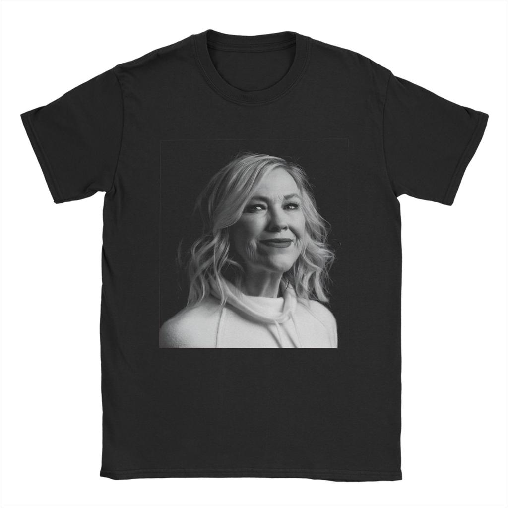 Vintage Catherine Ohara T Shirt Unisex Pure Cotton Vintage TShirts Crewneck Tees Short Sleeve Tops Plus Size