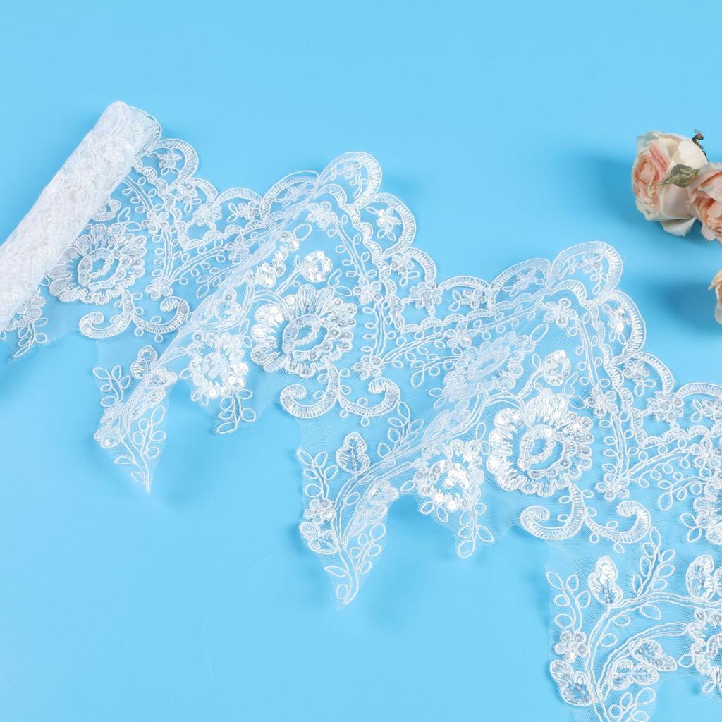 Wedding Dress Headgear Ballet Dress Clothing Accessories Decorative Screen Underwear Bra Lace Embroidery Lace Accessories