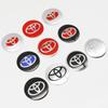 Toyota 56 MM Nakładka na środek piasty koła samochodowego Aluminiowe Metalowe Naklejki z Logo Do Rav4 Corolla Camry Aqua Yaris Cross Auris TRD Prius Chr GR