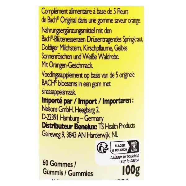 Rescue Gummies Orange Flavor 60 Units