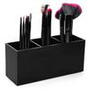 3 Lattices Makeup Brush Organizer Plastic Table Cosmetic Pen Container Eyebrow Brush Holder Lipstick/Nail Polish Storage Box