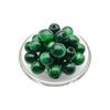 Green Imitation Jade Round Acrylic Beads for DIY Jewelry.
