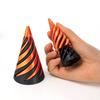 3D tištěná hračka se spirálovým kuželem Nemožný průchod pyramidou Socha průchod pyramidou Fidget Hračka Mini Vortex Thread Illusion