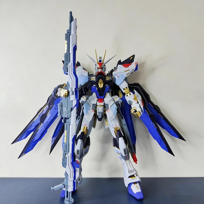 Strike Freedom Gunpla 1/100 Soul Blue Ver Daban 8802 Alloy Frame Assembly Model Kit Mecha Action Figure Boys Collection Toy Gift