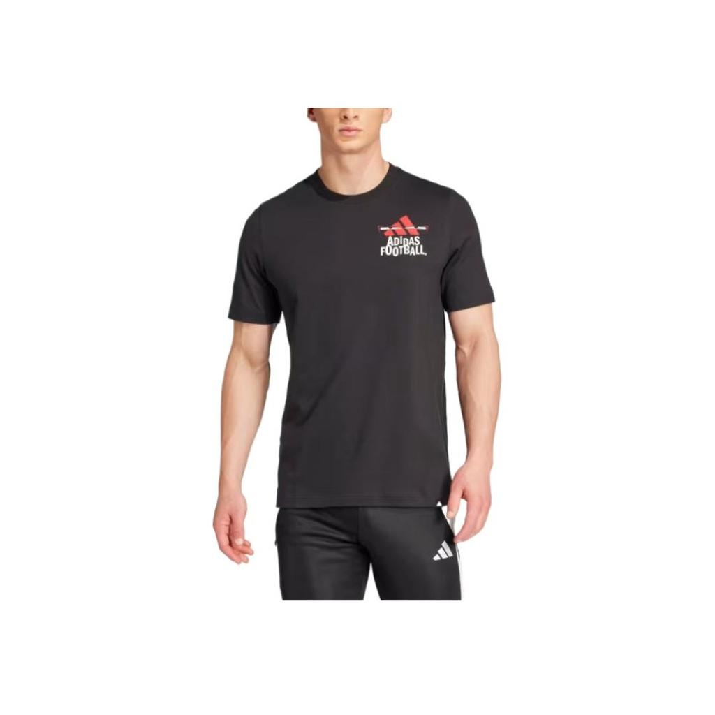 Adidas Casual Breathable Soft Comfortable Cool Short Sleeve T-Shirt Men Tops Black JD8216