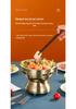 304 Stainless Steel Single-Serving Hot Pot for Shabu Shabu