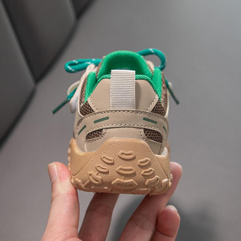 Children's sports shoes autumn new style boys' dad shoes, large children's mesh casual shoes, girls' running shoes