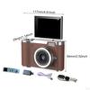4K Digital Camera 180° Flip Screen 2.4 Inch 48MP 8x Zoom for Beginners Adults