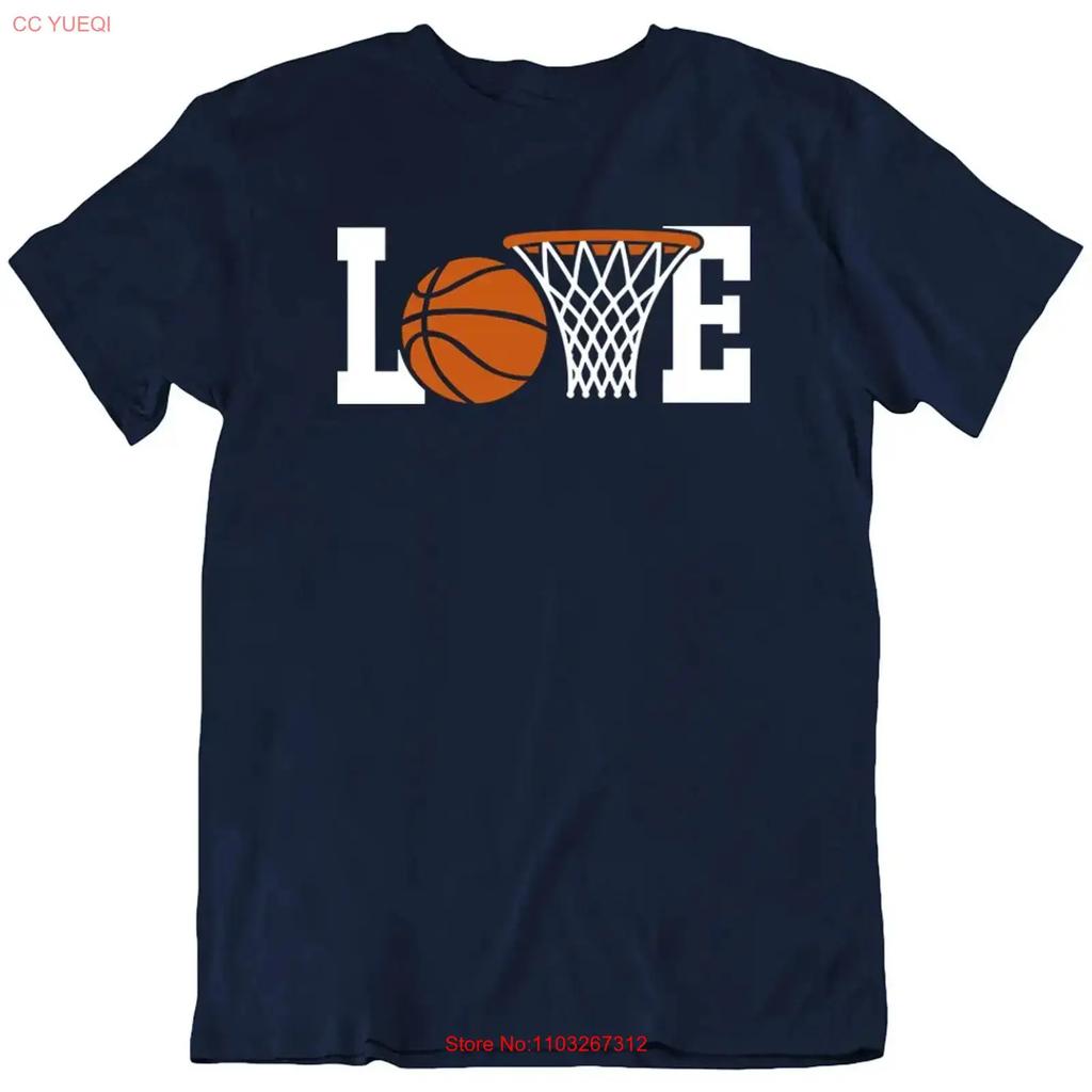 Love Basketball Player Lover Valentine Funny T Shirt New Vintage Comfortable Homme Graphic Casual Versatile Slightly