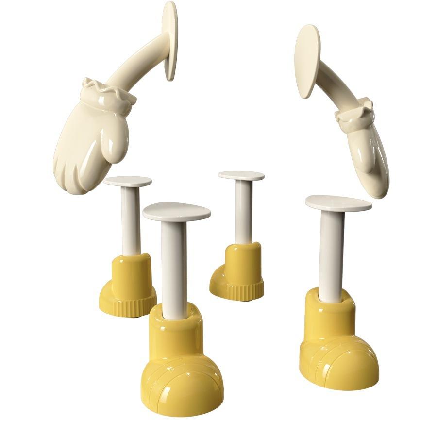 

Removable Cute Feet/Hand Decor Peel & Stick Decor Set -: DIY Adhesive Pads for Tissue Holders & Trash Cans for Women