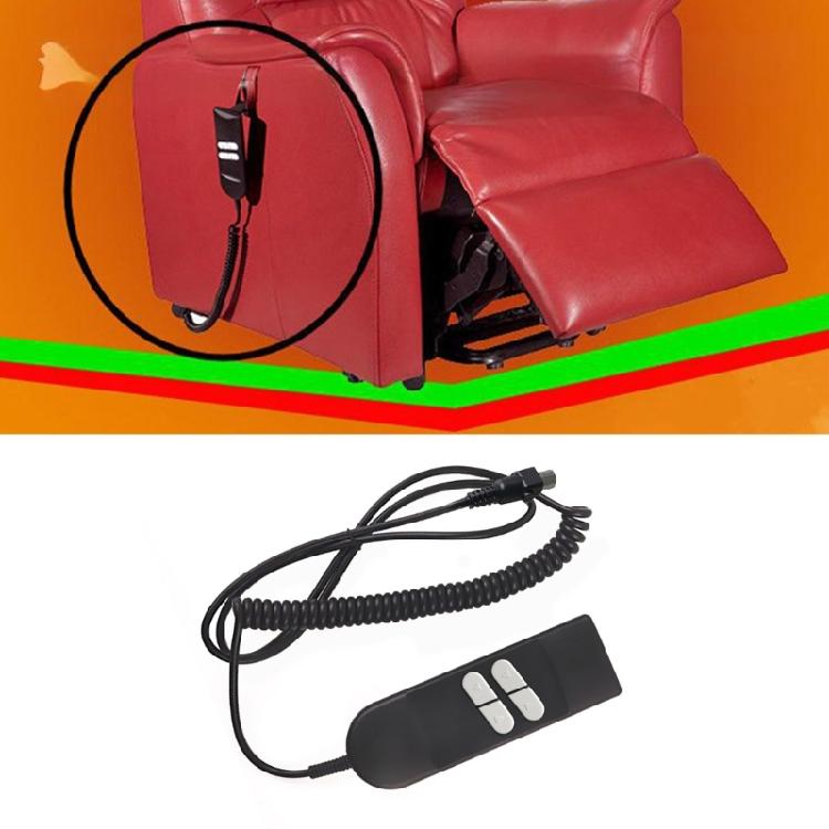 Electric Sofa Manual Hand Controller 4 Button 5 Pins Hand Switches for Power Sofa and Lift Chairs Easy to Install