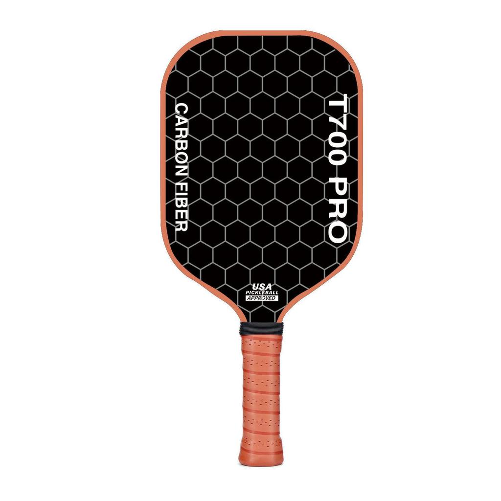 T700 Matte Carbon Fiber 16mm Pickleball Paddle - Lightweight, Professional Competition Style