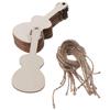 20pcs with Hanging Hole Unfinished Cutouts Guitar Shaped Gift Tags  for Home Party Decor