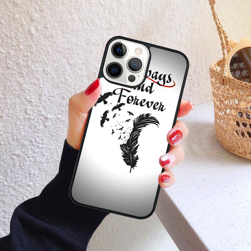 Always and Forever The Vampire Diaries Phone Case for iPhone 17 Air 16 Coque 15 14 12 13 PLUS 11 PRO MAX Fundas Shell