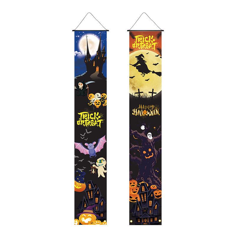 2026 Halloween Porch Banner: 30x180cm Festival Decoration