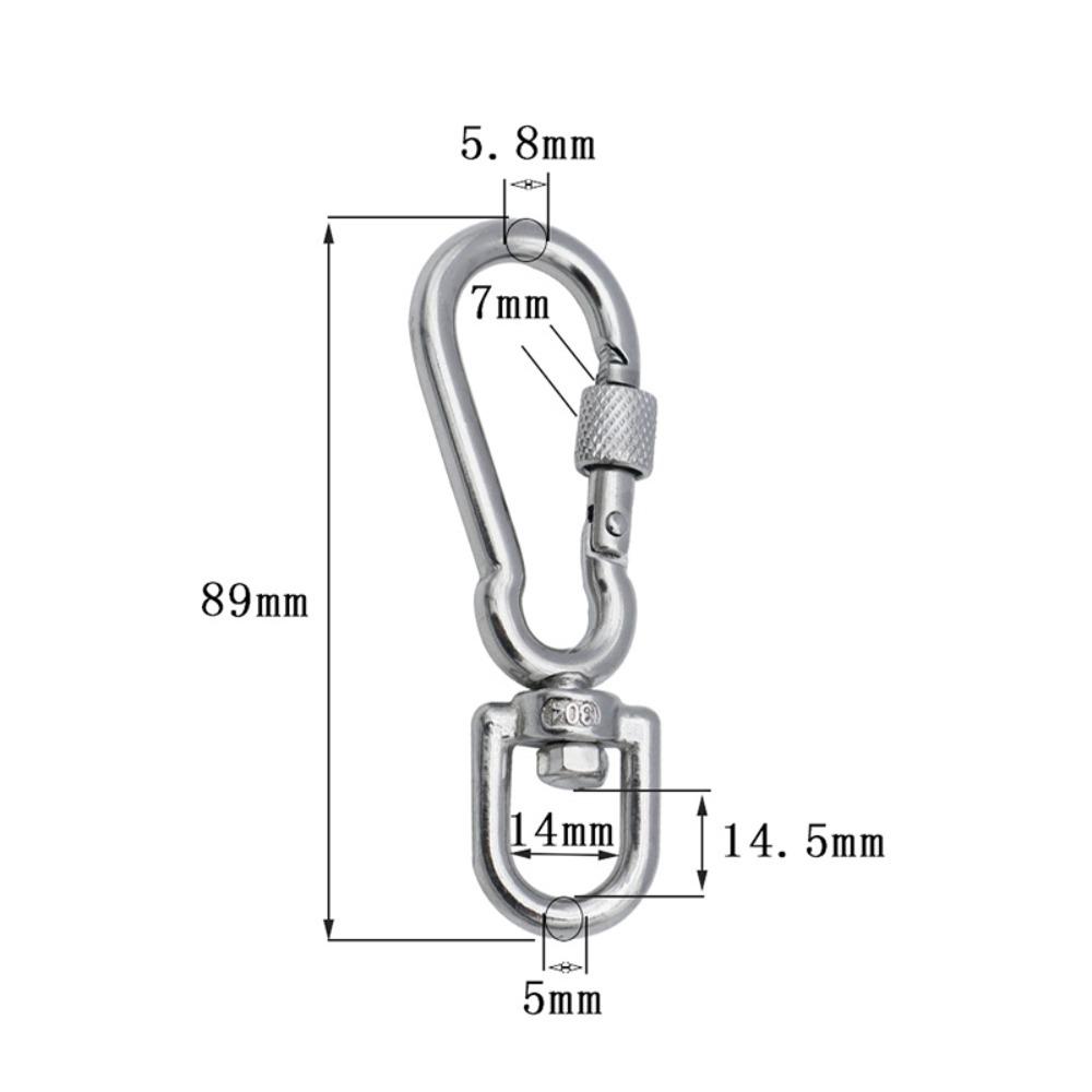 Quick Release Snap Hooks Locking Dog Leading Carabiner Clip  For Dog Walking Camping