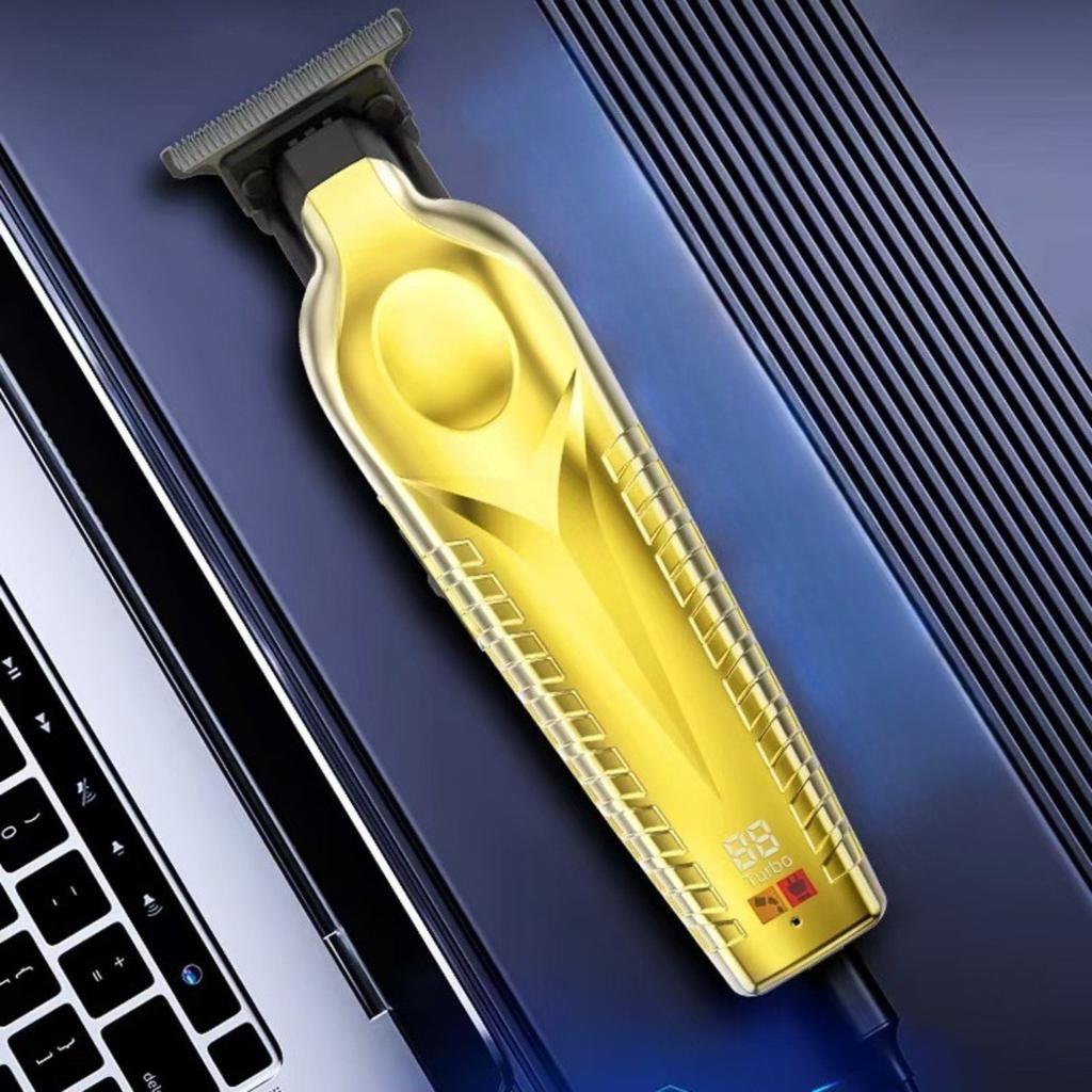 Electric Clipper, Men's, Carving Specific, Electric Pusher, Charging Model, Digital Display, Hair Salon, Professional, Electric, Hair Clipper