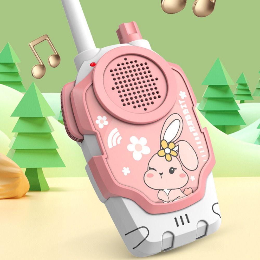 2Pcs Wireless Kids Walkie Talkie Toys Rabbit & Frog Long-distance Radio Phone  Birthday Gift